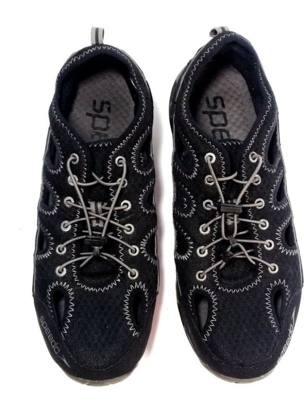 Speedo Hydro 2.0 Black Comfort Activity Water Sneaker Shoes Sz 12